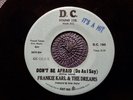 FRANKIE KARL & THE DREAMS -DON’T BE AFRAID rare US 1968 PROMO / SWEET SOUL EX+++