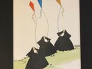 Patti Rock Nun Folk Art Playing Kite 3 Nuns LOOK Signed