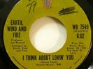 EARTH WIND & FIRE 45 I Think About Lovin you C'mon Children WARNER soul  Gt 153