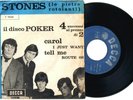 The ROLLING STONES - Carol -EP il disco poker - RARE UNIQUE PS ITALY Blue Cover