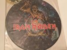 IRON MAIDEN PICTURE DISC PIECE OF MIND ORIGINAL RARE 1983 W/ HYPE STICKER VG++