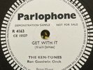 Rare  One Sided Demo 78 Parlophone R4163 The Ken-Tones Get With It Swing/Jive EX