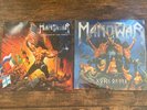 MANOWAR original limited  Vinyl LP Warriors Of The World + Gods Of War RARE