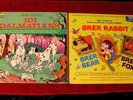 Disney Brer Rabbit & 101 Dalmations LP Record Album Booklet 3907-1970 3934-1965