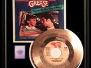 GREASE OLIVIA NEWTON-JOHN TRAVOLTA GOLD METALIZED RECORD RARE 45 PM NON RIAA