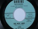 Northern Soul Popcorn 45 LINDA & THE VISTAS She Went Away SHRINE HEAR