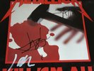 Metallica Kill 'em all 1983 LP Vinyl Music for nations SIGNIERT