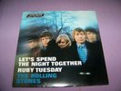 ROLLING STONES LETS SPEND THE NIGHT TOGETHER/RUBY TUESDAY VINYL 45RPM VINTAGE