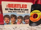 THE BEATLES ALL YOU NEED IS LOVE/BABY YOU'RE A RICH MAN 45 WEST COAST PS 1967
