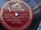 Arturo Toscanini  78rpm 12-inch Single Victor #7255 Rossini Barber Of Seville