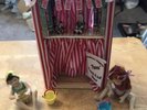 1/12 Scale Punch and Judy Scene with children playing - with carry case