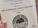MOREHOUSE COLLEGE GLEE CLUB / 1968 atlanta georgia RARE VG+