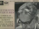 OTTO KLEMPERER    UK  STEREO LP    BEETHOVEN OVERTURES  SAX 2570