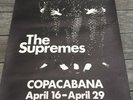 THE SUPREMES LIVE AT COPACABANA Motown Original Poster