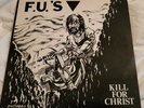 F.U.'s Kill for Christ ep X-Claim #2 first pressing KBD Boston punk hardcore SSD