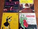 Sarasate Handel Kabalevsky etc. Asiain Fournier Shafran Leroux - 4 Records 7''