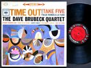 DAVE BRUBECK Quartet Time Out LP COLUMBIA CS 8192 US 1961 6-EYE JAZZ Take Five