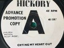 The Newbeats Crying My Heart Out Hickory Promo 45 1387 Northern Soul Wigan 45rpm