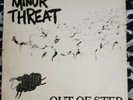 Minor Threat - Out of Step early pressing with solid black back cover