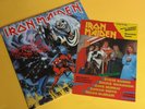 Iron Maiden Number of the Beast vinyl album, 1982 Fame, and Metal Hammer booklet