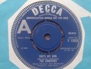 Psych Fuzz Mod dancer THE ENDEVERS She's My Girl/DEMO Decca F 12859 (1968) (NM)