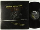 Gerry Mulligan Quartet - California Concerts LP - Pacific Jazz Mono DG VG+