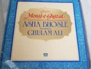 Meraj - e- Ghazal , Asha Bhosle Presented By Ghulam Ali rare vinyl Double LP