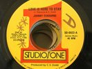 Reggae/Ska 7” JOHNNY OSBOURNE - LOVE IS HERE TO STAY on STUDIO ONE RECORDS