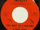 ALBERT JONES You Must Be A Blessing / I Do Love You TRI-CITY 45 sweet soul HEAR