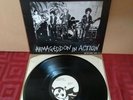 Destructors Armageddon in Action Vinyl LP UK82 Punk 1984 Live  EX / VG+