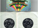 THE BEATLES MAGICAL MYSTERY TOUR 2X45 EP STEREO YELLOW LYRIC SHEET 1973 ISSUE