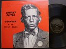 Charley Patton Original Black Label Yazoo 2LP Delta Blues Comp 1971