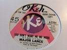 Northern Soul .  Major Lance   /    You Don't Want Me Anymore  .