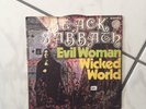 Black Sabbath evil woman...wicked world  single 7