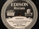 The Rollickers + Joe Venuti?    Lonely Little Cinderella   Edison 52600 (Bixian)