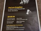 Factory Records FAC 511 LARGE poster Rob Gretton, A Certain Ratio, Tony Wilson