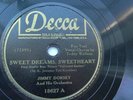 Jimmy Dorsey 78rpm Single 10-inch Decca Records #18627  Sweet Dreams, Sweetheart