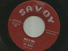 ROCKABILLY R&B bw INSTRO- HAL SINGER - ROCK N' ROLL / HOT ROD - HEAR -1955 SAVOY
