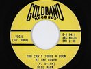R&B Rocker 45 - Dell Mack - You Can't Judge A Book By The Cover - Goldband VG++
