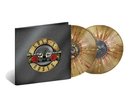 New Guns n Roses Greatest Hits On Gold White Red Splatter Vinyl