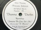 DEANNA DURBIN Autographed & Numbered First Decca 78 1936 IL BACIO E condition