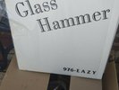 Glass Hammer 976-Eazy LP Roads End with concert flyer hair metal