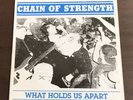 Chain of Strength What Holds Us Apart EP 7” White Vinyl Numbered Edition