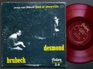 DAVE BRUBECK PAUL DESMOND Jazz At Storyville 10