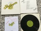 Curved Air - phantasmagoria LP UK 1972 green WB + insert + signed tour prog copy