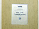 PIERRE FOURNIER - JS BACH the 6 suites for cello solo ARCHIV SAPM 3xLPs box EX++