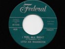 Little Joe Washington - I Feel All Right / Bossa Nova And Grits (R&B, 45) 12510