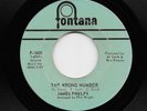 James Phelps - The Wrong Number / Fabulous One (Soul, 45) 1600