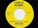 Gene Williams - Whatever You Do Do It Good / Don't Let Your Love Fade Away 1111
