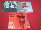 Victor Jara and Violeta Parra X 3 Lps Edition from Chile and Venezuela